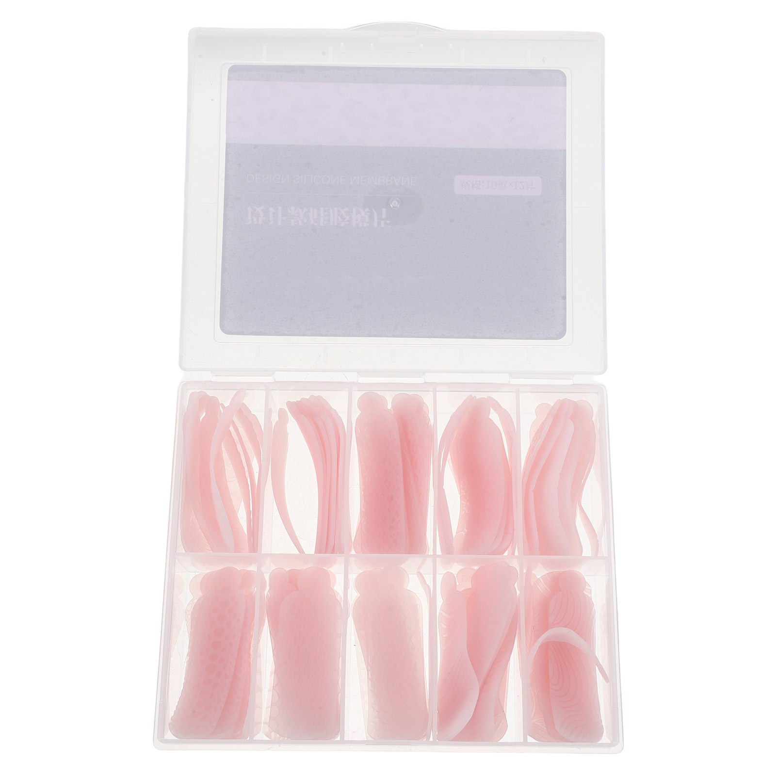 Resin Art Template - 120Pcs Christmas Silicone Nail Art Molds
