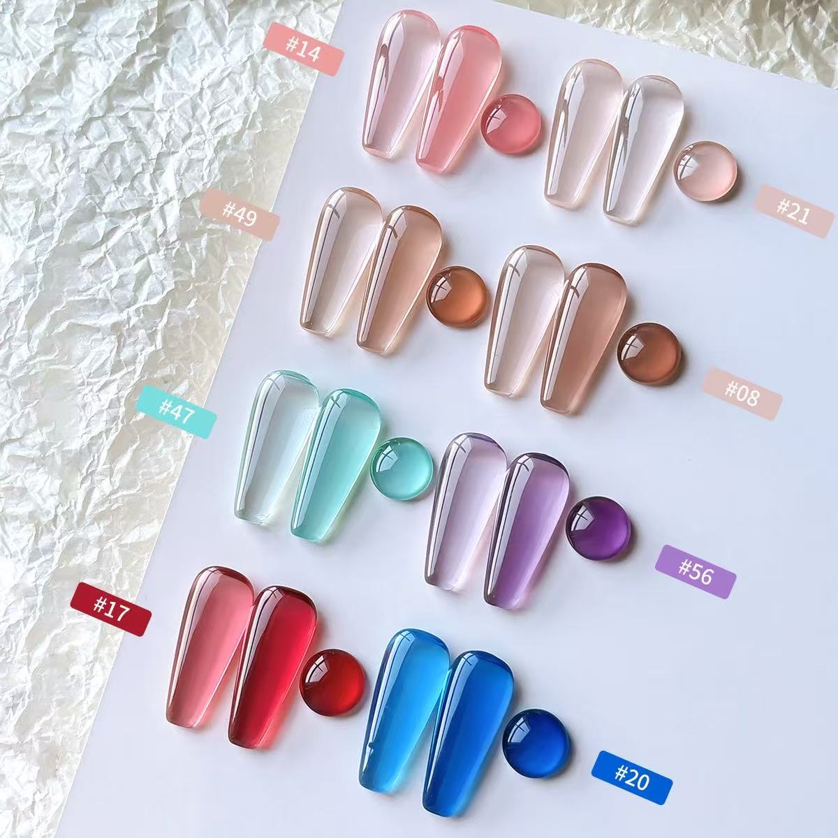 8 Colors Gel Nail Polish Kit 1 - đánh giá và giá Uv Lamp Nail Resin