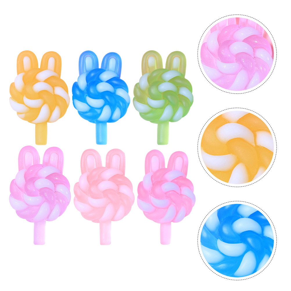 24Pcs Cute Cartoon Lollipop Ch - đánh giá và giá Resin Art Craft