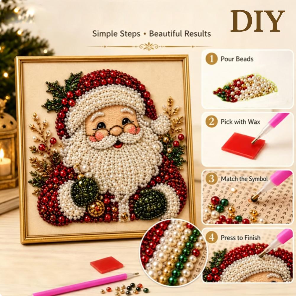 Christmas Santa Claus Pearl Ar - đánh giá và giá Resin Art Craft