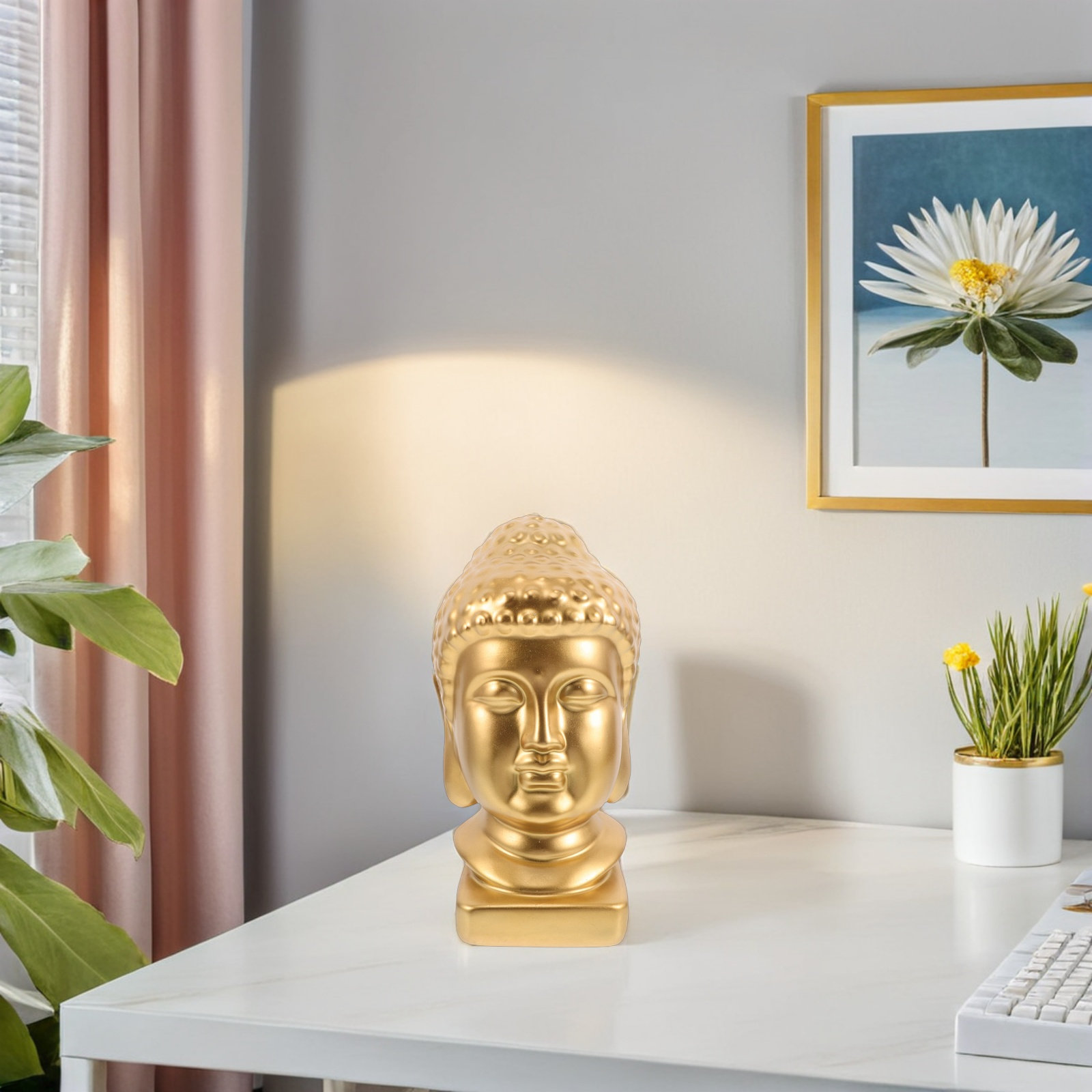Resin Buddha Head Art Statue E - đánh giá và giá Resin Art Resin
