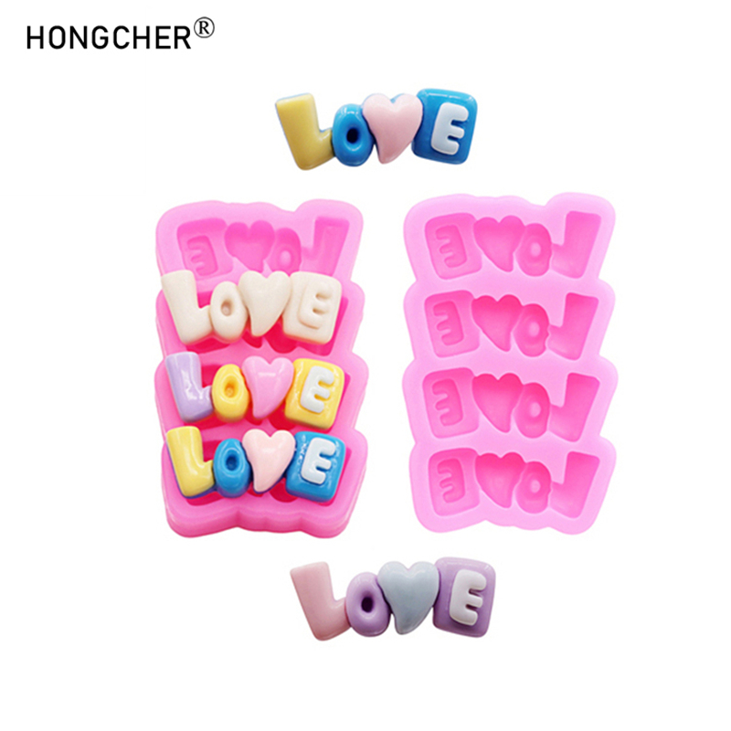 LOVE Letters Silicone Mold DIY - đánh giá và giá Resin Art Phone Case