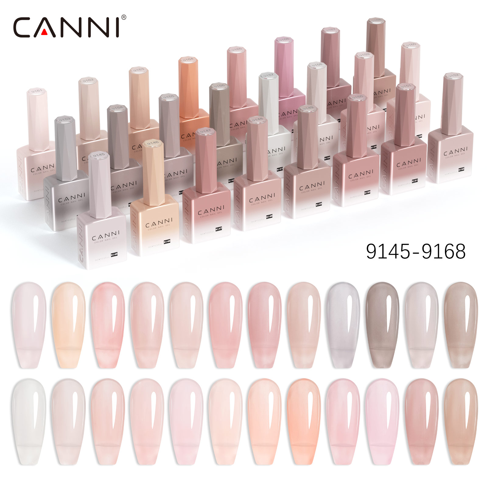 CC7 CANNI Nail Gel Polish 9ml  - đánh giá và giá Uv Lamp Nail Resin
