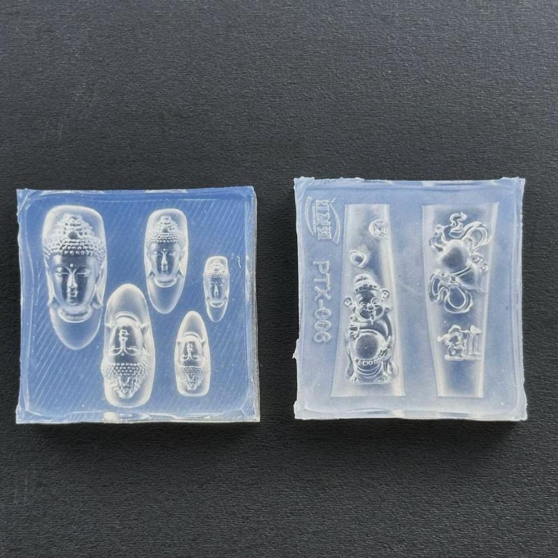3D Acrylic Nail Art Mold Silic - đánh giá và giá Resin Art Template