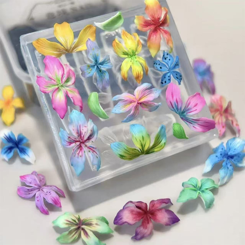 **1PC 3D Flowers Nail Mold DIY - đánh giá và giá Resin Art Template