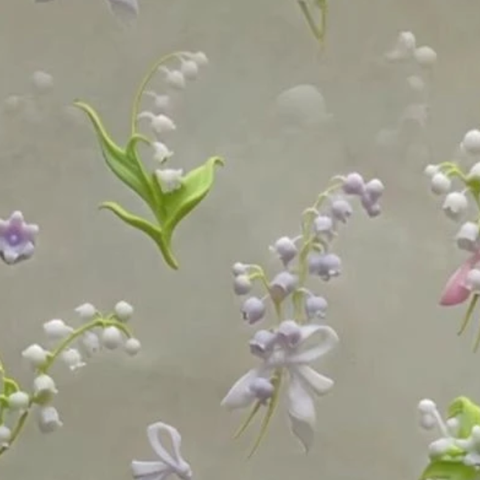Flowers Series 3D Curved Nail  - đánh giá và giá Resin Art Template