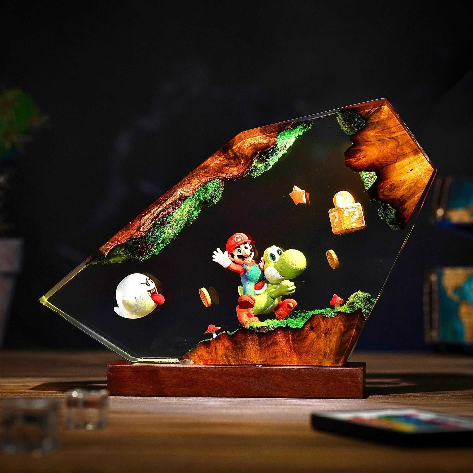 Table Resin Lamp Cartoon Anime - đánh giá và giá Resin Art Resin