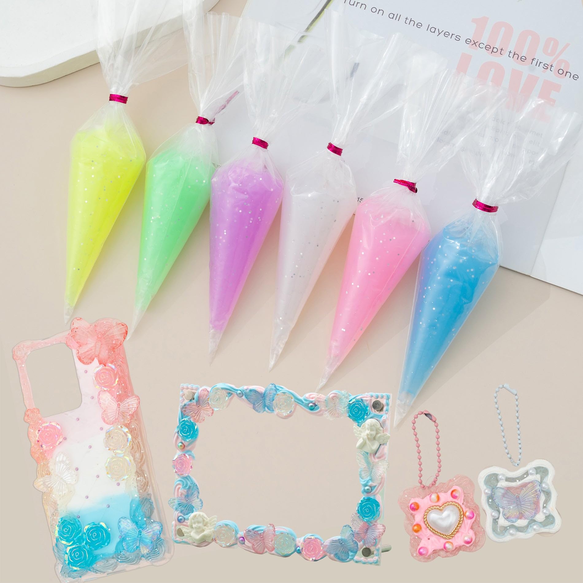 70g Starry Sky Imitation Cream - đánh giá và giá Resin Art Phone Case