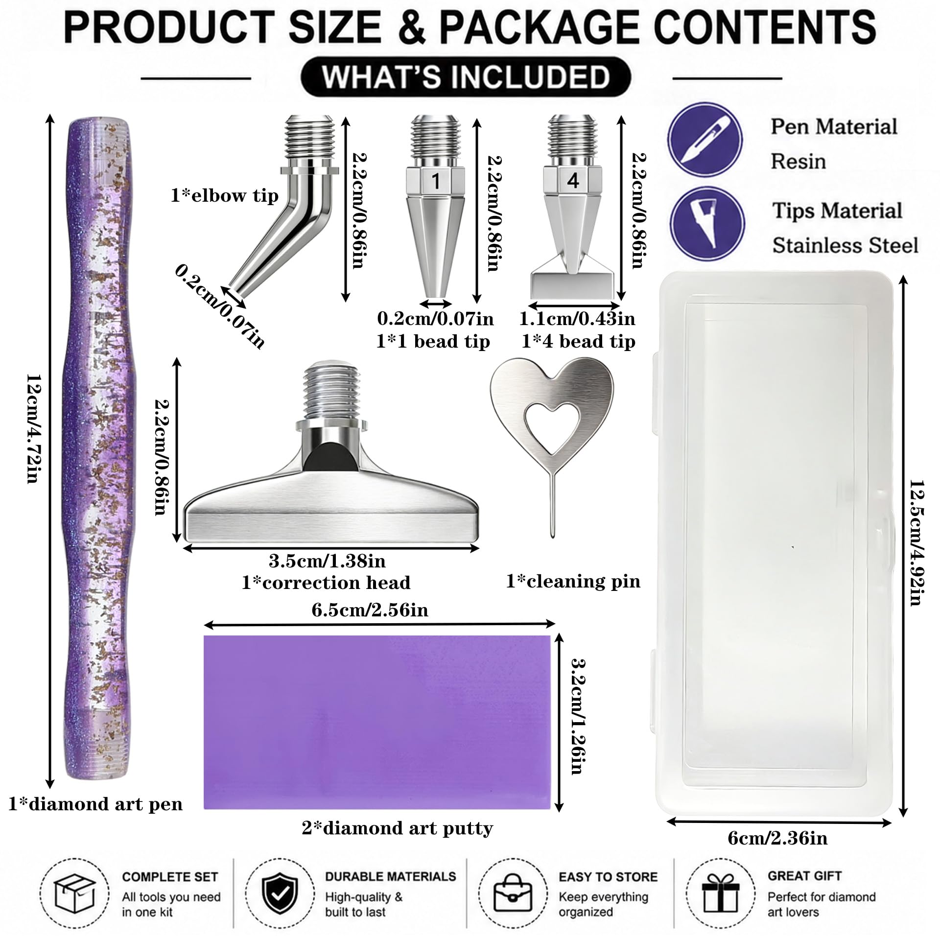 Diamond painting art pen, with - đánh giá và giá Resin Art Craft