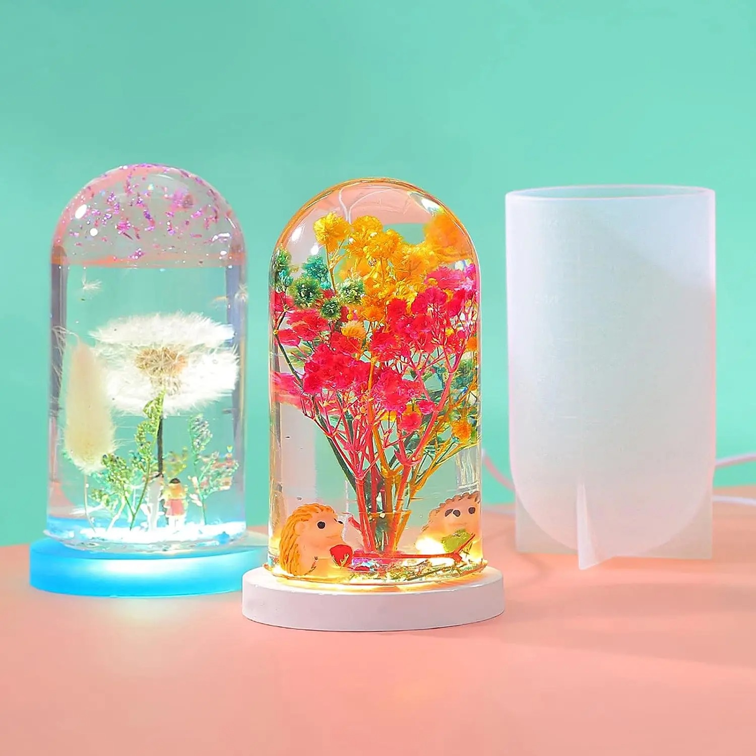 DIY Crystal Epoxy Resin Mold L - đánh giá và giá Resin Art Lamp