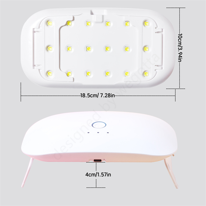 24W USB Rechargeable UV LED La - đánh giá và giá Uv Lamp Nail Resin