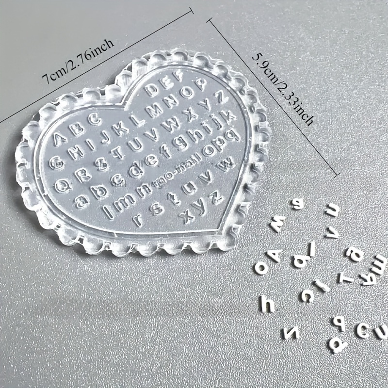 1pc Self-Made Nail Art Letter  - đánh giá và giá Resin Art Template