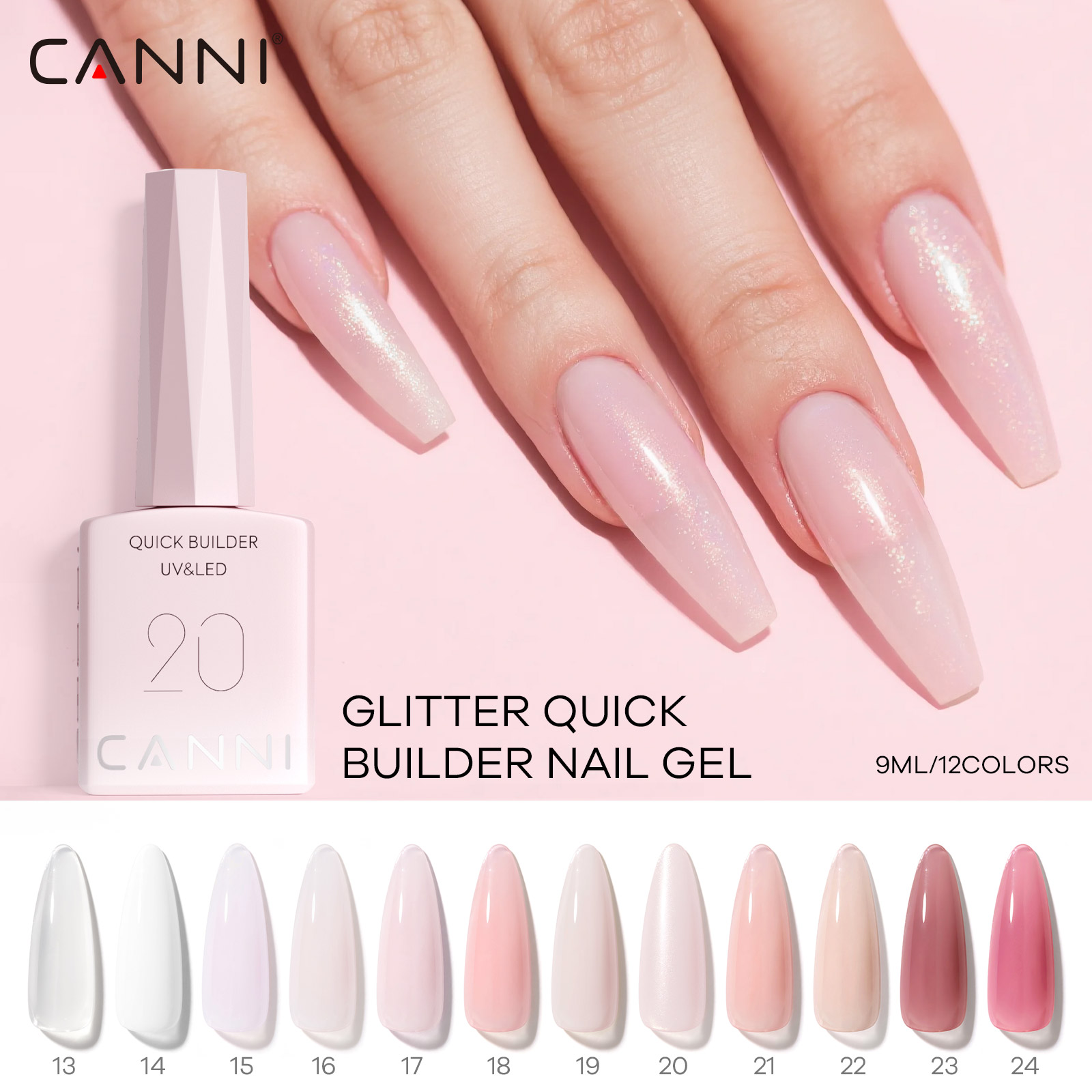 CANNI UV Construction Gel Fast - đánh giá và giá Uv Lamp Nail Resin