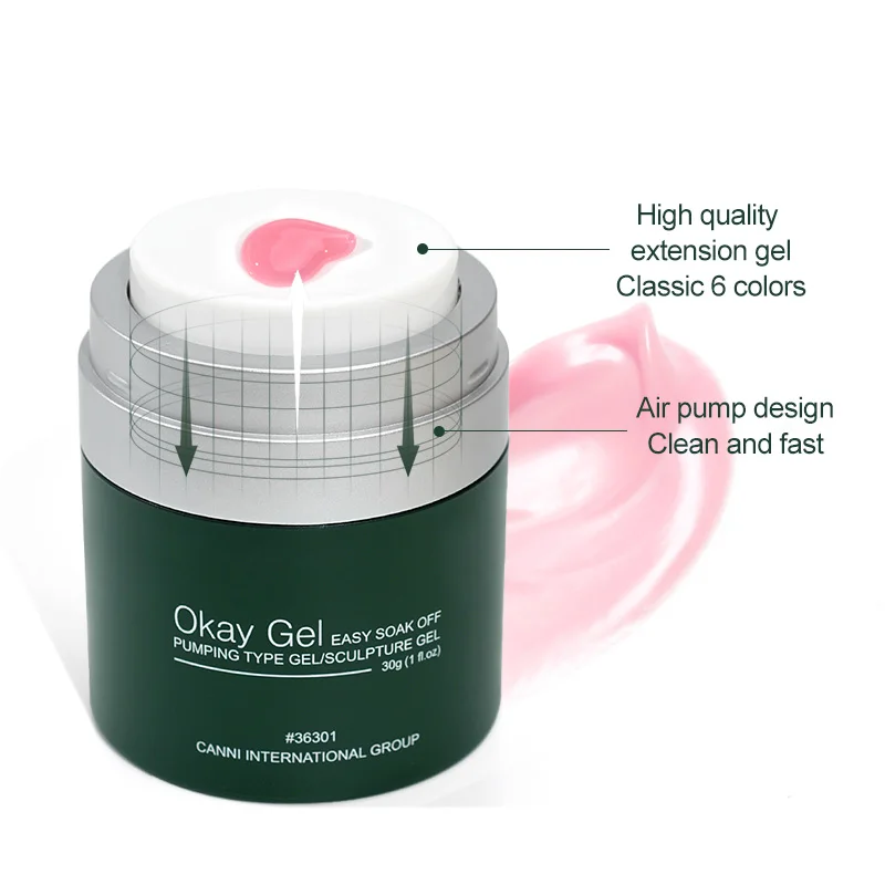 30g CANNI Air Pump Extension G - đánh giá và giá Uv Lamp Nail Resin