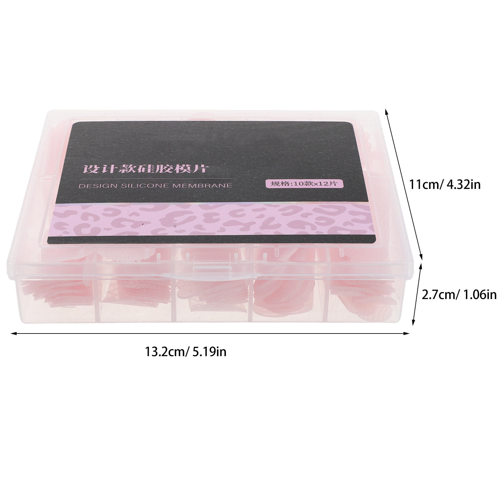 120Pcs Christmas Silicone Nail - đánh giá và giá Resin Art Template